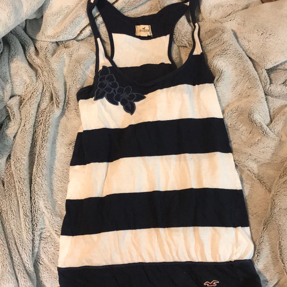 Hollister Racerback stripped tank top
